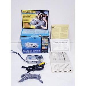 Sony Cyber-Shot DSC-P73 4.1MP Compact Digital Camera - Works